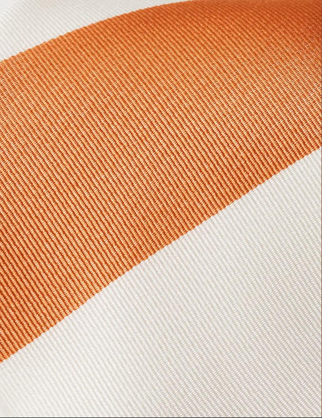 Hawes & Curtis Orange Regatta Stripe Tie