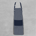 Clay Roberts Deluxe Collection Traditional Kitchen Apron – Blue Stripe