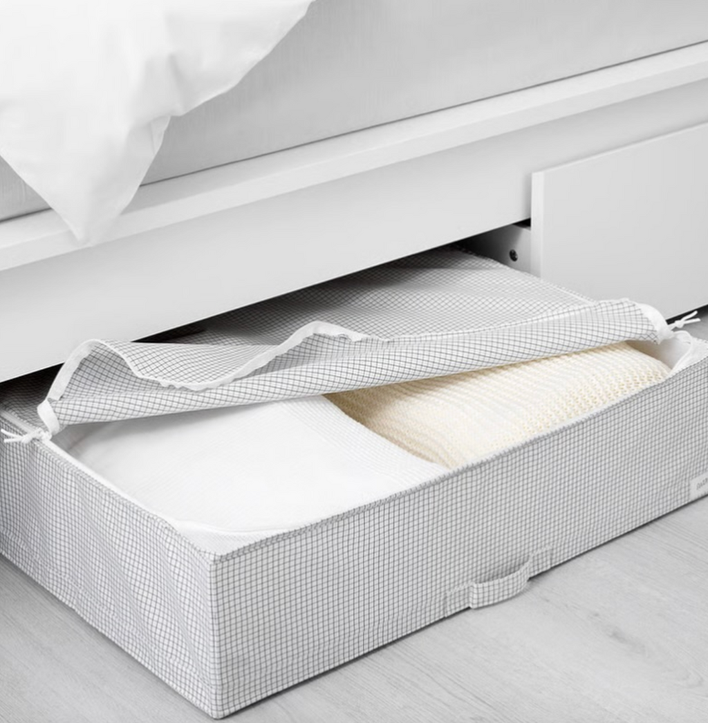 IKEA Storage Case, White/Grey, 71x51x18cm