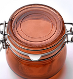 IKEA Glass Jar with Lid, Multicolour, 13cl