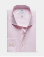 Hawes & Curtis Slim Fit Pink & White Stripe Non-Iron Shirt