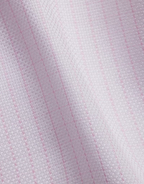 Hawes & Curtis Slim Fit Pink & White Mini Check Non-Iron Shirt
