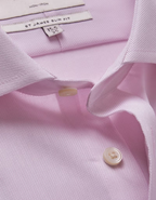 Hawes & Curtis Slim Fit Pink Pique Non-Iron Shirt