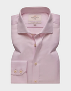 Hawes & Curtis Slim Fit Pink Pique Non-Iron Shirt