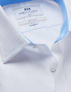 Hawes & Curtis Slim Fit White Twill Non-Iron Shirt
