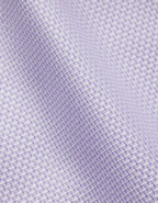 Hawes & Curtis Slim Fit Lilac & White Textured Weave Non-Iron Shirt