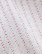 Hawes & Curtis Slim Fit Pink & White Bi Stripe Non-Iron Shirt