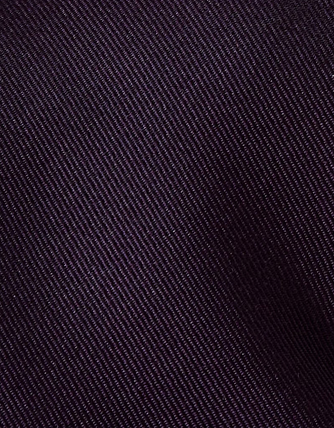 Hawes & Curtis Plain Plum Repp Tie