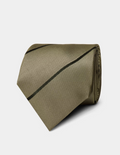 Hawes & Curtis Sage Green Tonal Stripe Tie