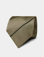Hawes & Curtis Sage Green Tonal Stripe Tie