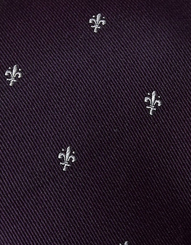 Hawes & Curtis Plum Fleur-de-lis Tie