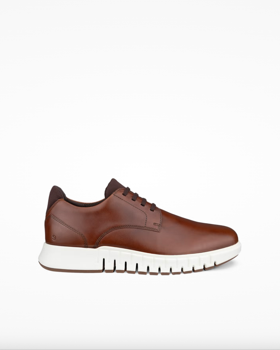 ECCO Gruuv Studio Men's Leather Slip-On – Brown