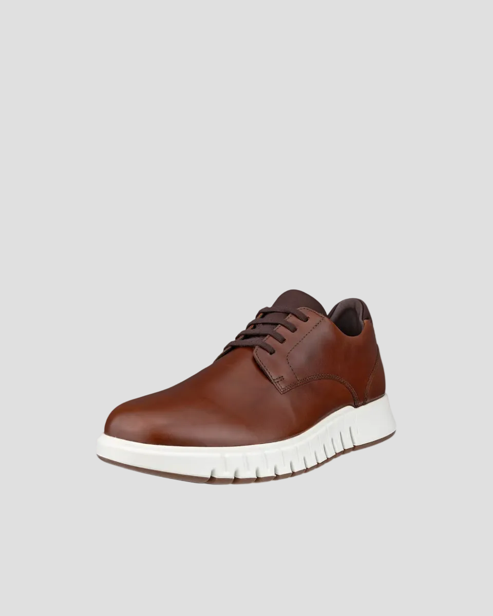 ECCO Gruuv Studio Men's Leather Slip-On – Brown