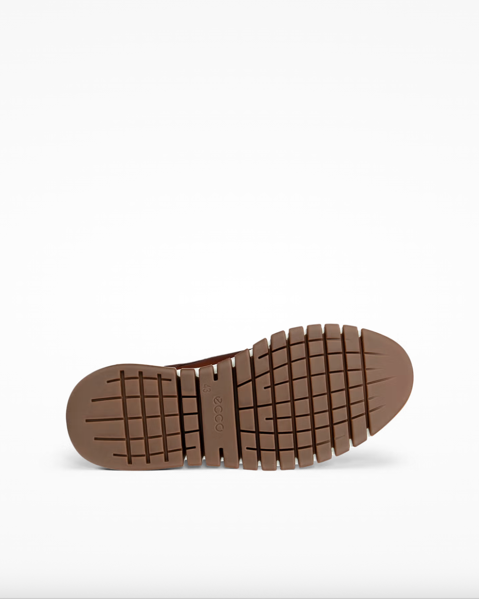 ECCO Gruuv Studio Men's Leather Slip-On – Brown