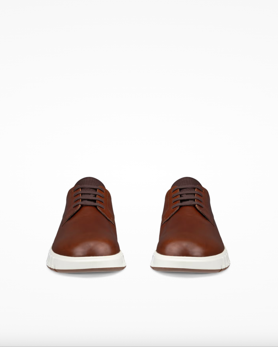 ECCO Gruuv Studio Men's Leather Slip-On – Brown