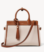 Aspinal of London Savannah Bag – Beach Stone Premium Pebble & Smooth Tan