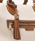 Aspinal of London Hudson Bag – Beach Stone Premium Pebble & Smooth Tan