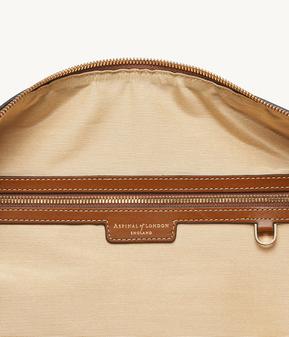 Aspinal of London Hudson Bag – Beach Stone Premium Pebble & Smooth Tan