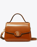Tory Burch Small Robinson Spazzolato Top-Handle Bag