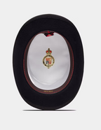 Hawes & Curtis Christy's Black Wool Felt Top Hat with White Lining