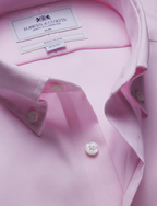 Hawes & Curtis Pink Pin Point Non-Iron Oxford Shirt