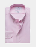 Hawes & Curtis Pink Pin Point Non-Iron Oxford Shirt
