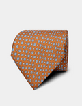 Hawes & Curtis Orange Foulard 1913 Tie