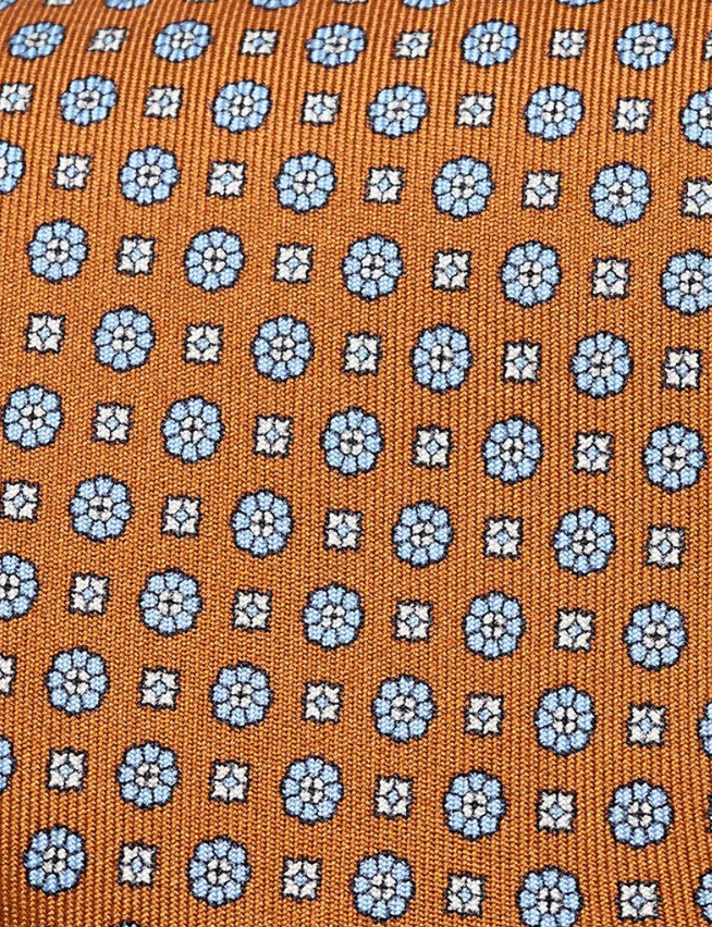 Hawes & Curtis Orange Foulard 1913 Tie
