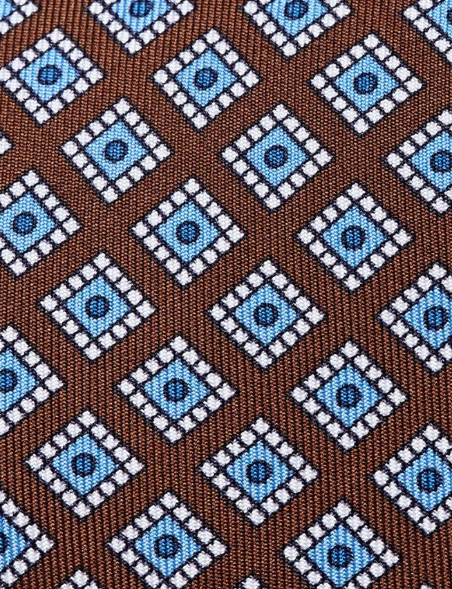 Hawes & Curtis Rust Foulard 1913 Tie
