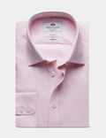 Hawes & Curtis Pink & White Fine Stripe Non-Iron Shirt