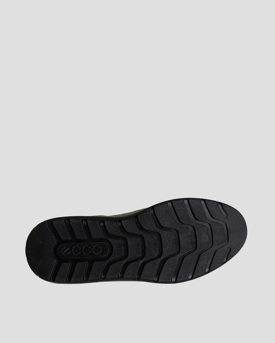 ECCO City Stride Men's Green Leather Trainer