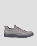 ECCO Soft 7 Men's Grey Nubuck Trainer
