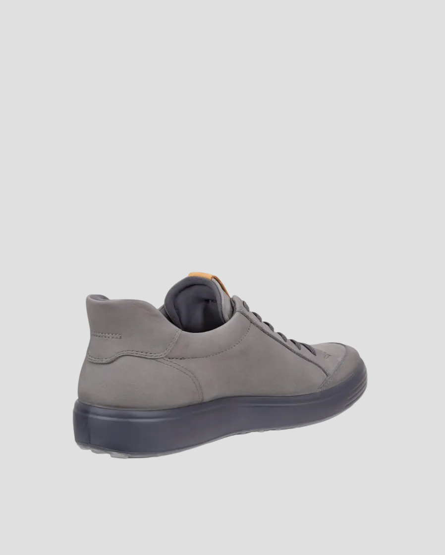 ECCO Soft 7 Men's Grey Nubuck Trainer