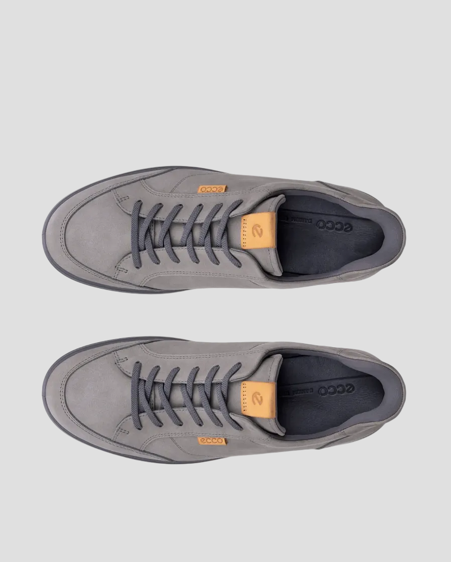 ECCO Soft 7 Men's Grey Nubuck Trainer