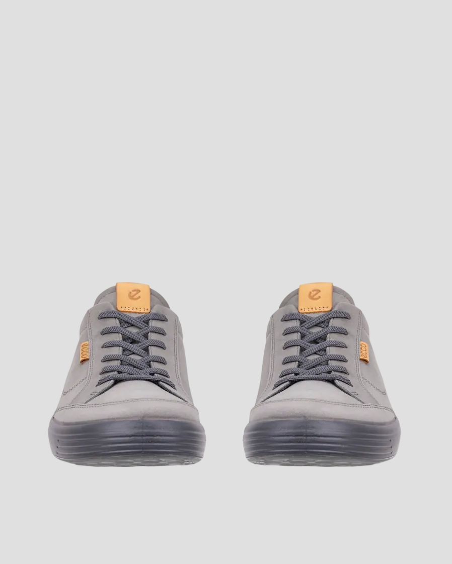 ECCO Soft 7 Men's Grey Nubuck Trainer