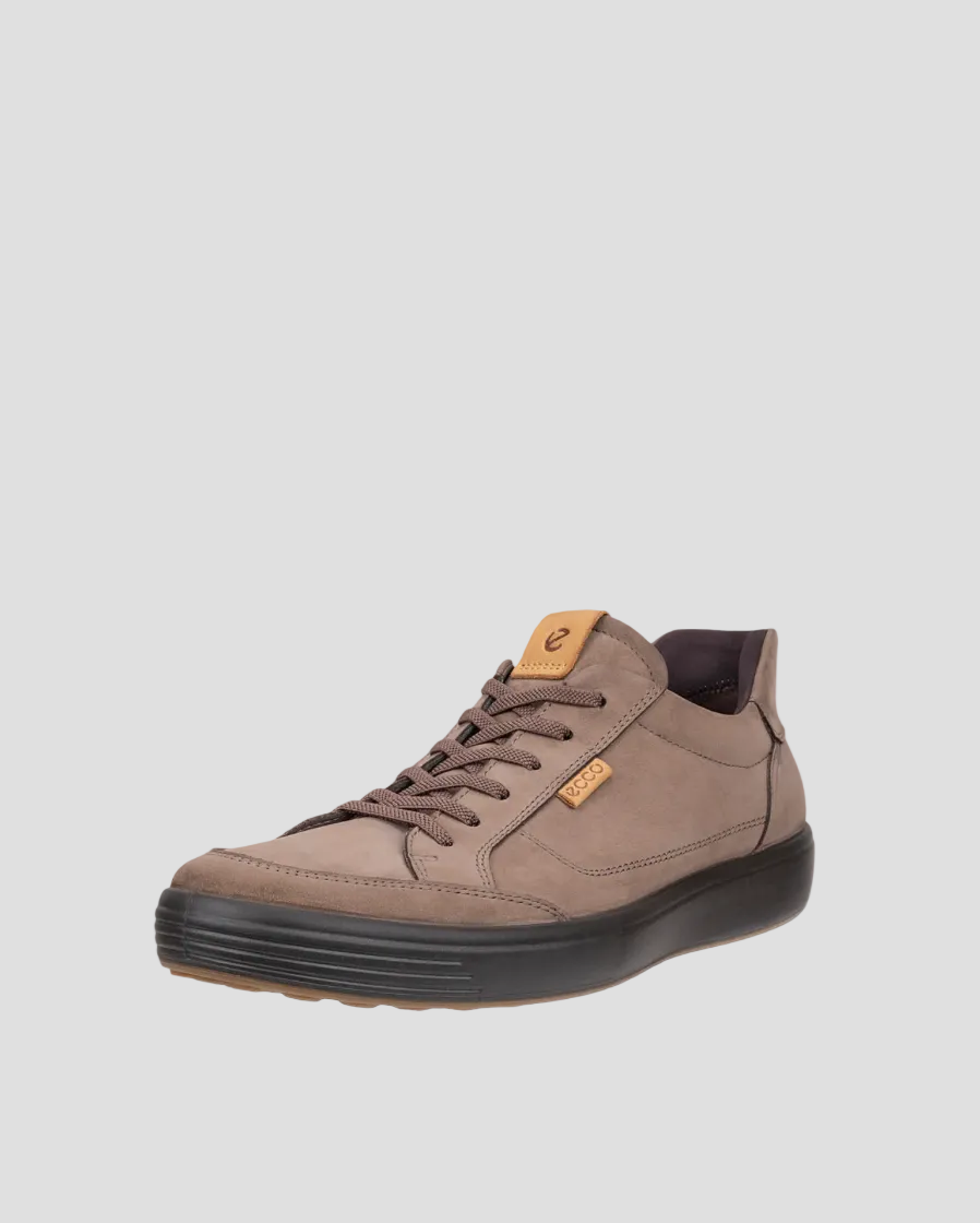 ECCO Soft 7 Men's Brown Nubuck Trainer