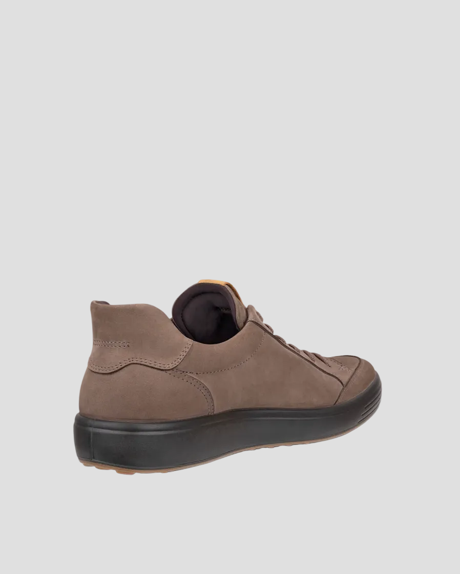 ECCO Soft 7 Men's Brown Nubuck Trainer