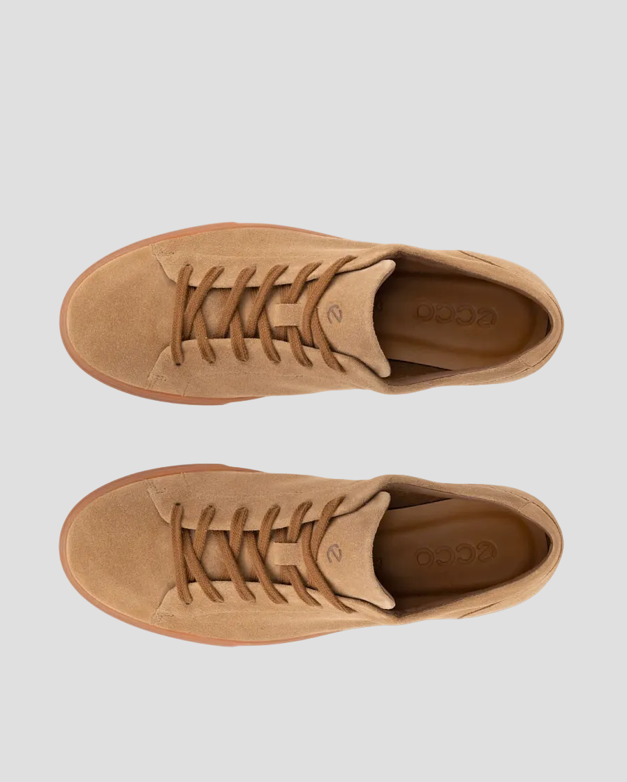 ECCO Soft 10 Men's Brown Suede Trainer