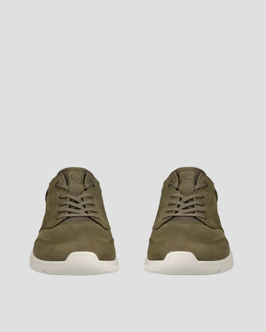 ECCO Irving Men's Green Nubuck Lace-Up Shoe