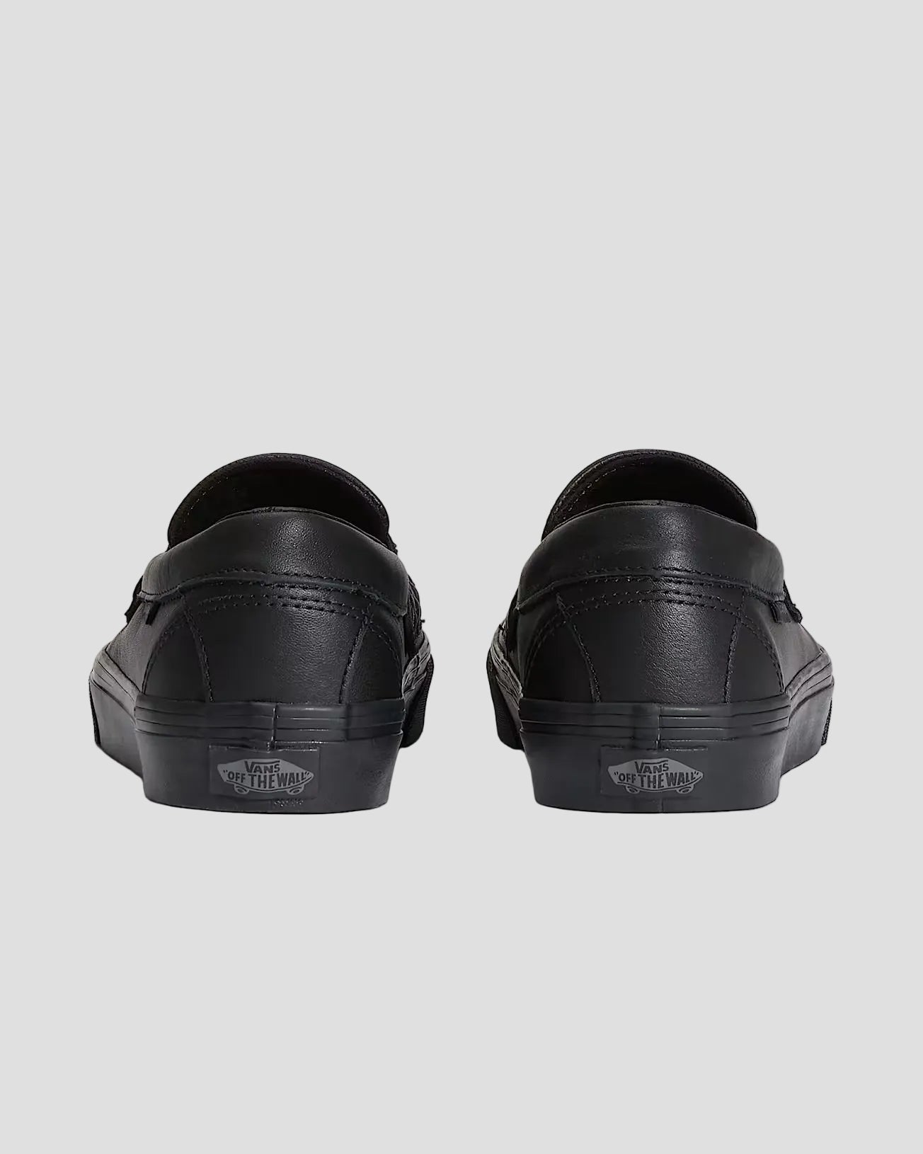 Vans Skate Loafer Leather Shoes - Black