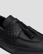 Vans Skate Loafer Leather Shoes - Black