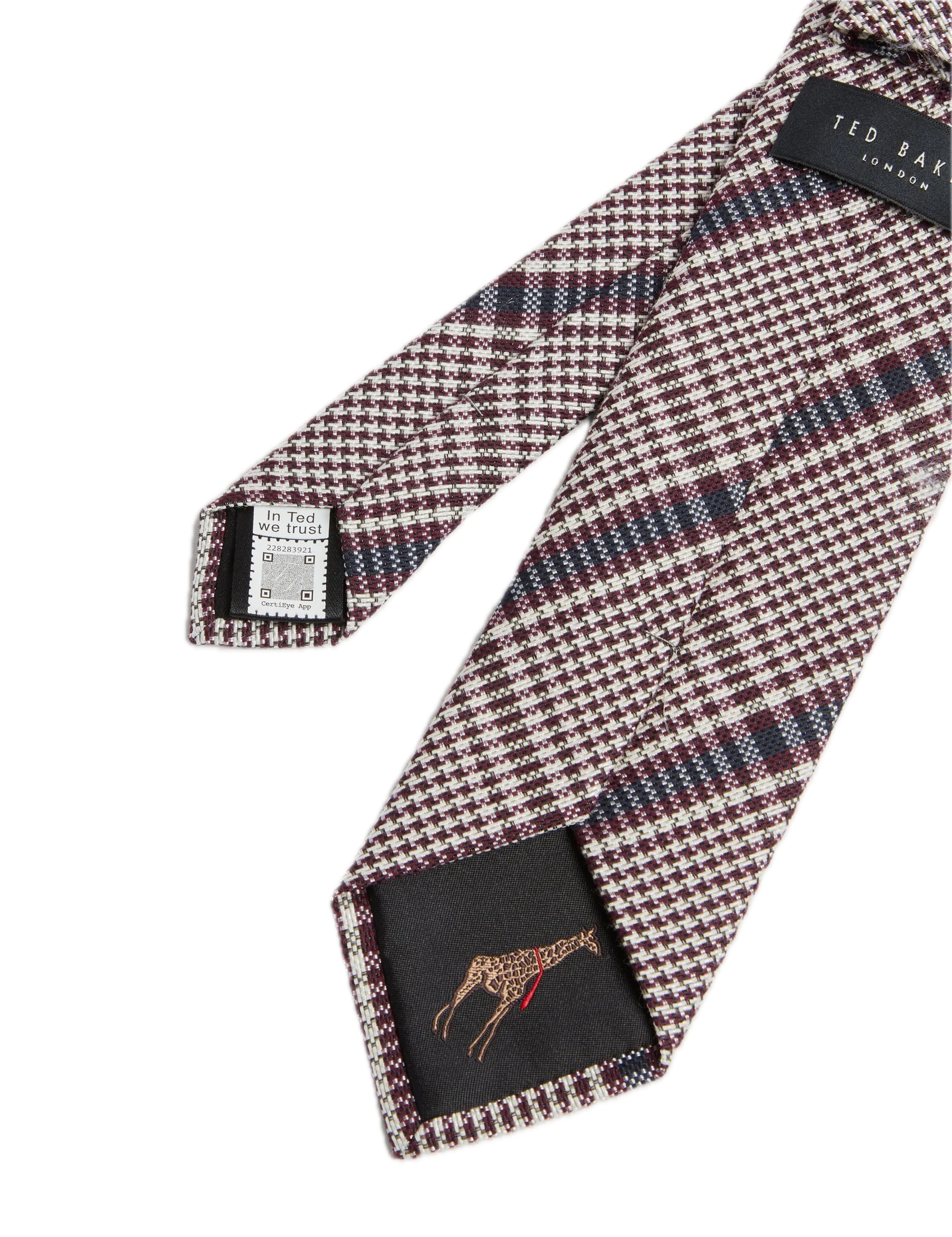 Ted Baker Glen Check Woven Tie