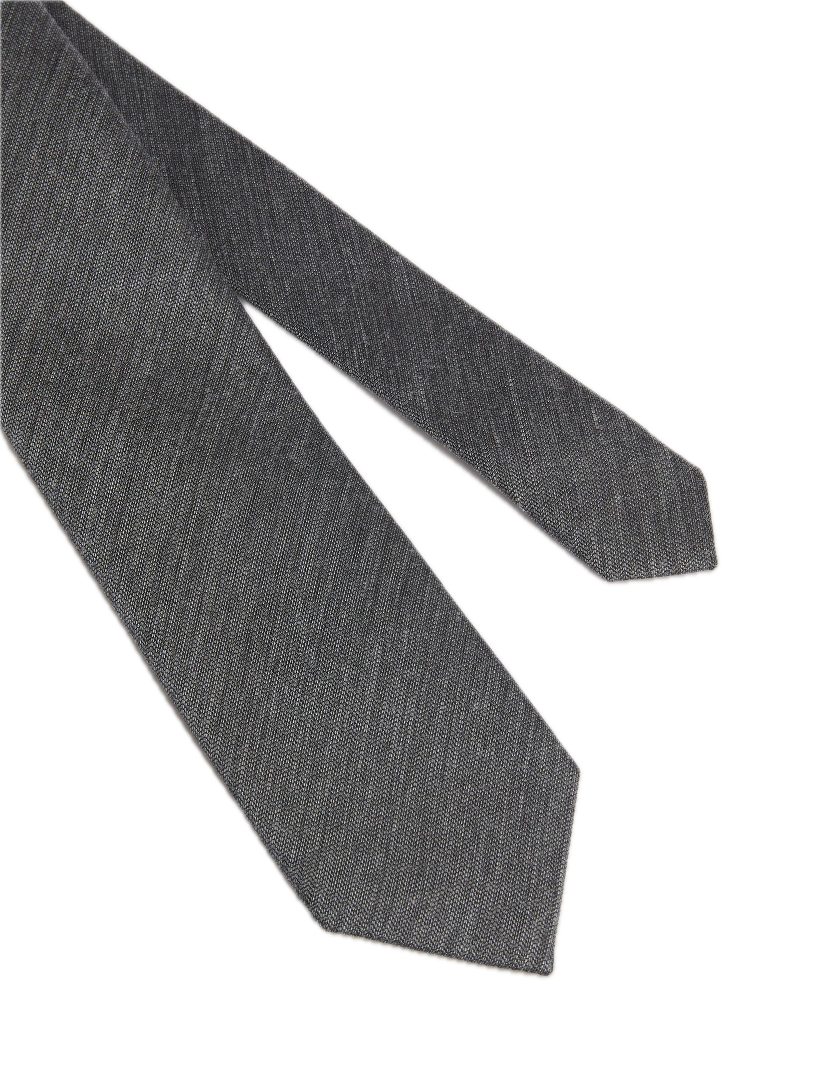 Ted Baker Heathered Weave Wool Silk Tie