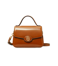 Tory Burch Small Robinson Spazzolato Top-Handle Bag