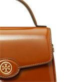 Tory Burch Small Robinson Spazzolato Top-Handle Bag
