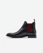 Oliver Sweeney Polished Leather Chelsea Boots – Black