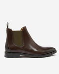 Oliver Sweeney Polished Leather Chelsea Boots – Brown