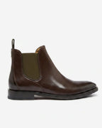Oliver Sweeney Polished Leather Chelsea Boots – Brown