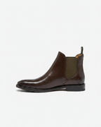 Oliver Sweeney Polished Leather Chelsea Boots – Brown