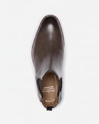 Oliver Sweeney Antiqued Leather Chelsea Boots – Dark Grey